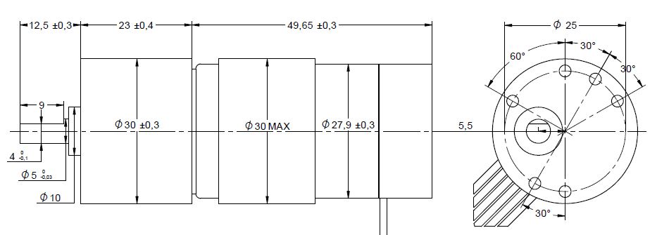 DC Motor, Gleichstrommotor - Transmotec